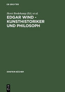 Edgar Wind : Kunsthistoriker und Philosoph
