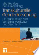 Transkulturelle Genderforschung : ein Studienbuch zum Verhältnis von Kultur und Geschlecht