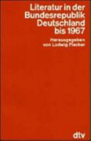 Literatur in der Bundesrepublik Deutschland bis 1967