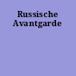 Russische Avantgarde