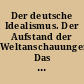 Der deutsche Idealismus. Der Aufstand der Weltanschauungen. Das Faktum der Wissenschaft