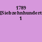 1789 [Siebzehnhundertneunundachtzig], 1