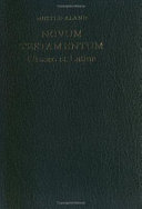 Novum testamentum Graece et Latinae