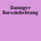 Danziger Barockdichtung