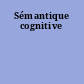 Sémantique cognitive