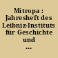 Mitropa : Jahresheft des Leibniz-Instituts für Geschichte und Kultur des östlichen Europa (GWZO)
