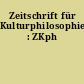 Zeitschrift für Kulturphilosophie : ZKph