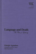 Language and death : the place of negativity