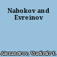 Nabokov and Evreinov