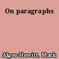 On paragraphs