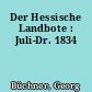 Der Hessische Landbote : Juli-Dr. 1834
