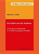 Kontrafakturen der Moderne : Erinnerung als Intertextualität in der frühen Postmoderne (1964/1981)