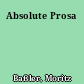 Absolute Prosa