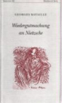 Wiedergutmachung an Nietzsche : das Nietzsche-Memorandum und andere Texte