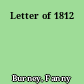 Letter of 1812