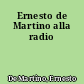 Ernesto de Martino alla radio