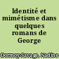 Identité et mimétisme dans quelques romans de George Sand