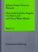 Die Historik-Vorlesungen "letzter Hand" : Aus den spätesten auto- und apographischen Überlieferungen (1879, 1881 und 1882/1883)