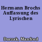 Hermann Brochs Auffassung des Lyrischen