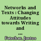 Networks and Texts : Changing Attitudes towards Writing and Publishing in Enzensberger and Diderot