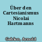 Über den Cartesianismus Nicolai Hartmanns