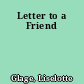 Letter to a Friend