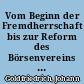 Vom Beginn der Fremdherrschaft bis zur Reform des Börsenvereins im neuen Deutschen Reiche : (1805-1889)