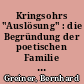 Kringsohrs "Auslösung" : die Begründung der poetischen Familie im "Heinrich von Ofterdingen" in der Konstellation des Buches "Ruth"