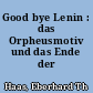 Good bye Lenin : das Orpheusmotiv und das Ende der DDR