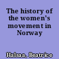 The history of the women's movement in Norway