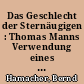 Das Geschlecht der Sternäugigen : Thomas Manns Verwendung eines Motivs von Max Oppenheimer