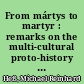 From mártys to martyr : remarks on the multi-cultural proto-history of martyrdom