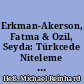 Erkman-Akerson, Fatma & Ozil, Seyda: Türkcede Niteleme Sifat Islevli Yan Tümceler : Rezension