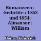 Romanzero ; Gedichte : 1853 und 1854 ; Almansor ; William Ratcliff