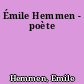 Émile Hemmen - poète