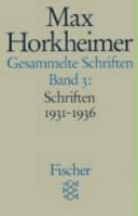 Schriften 1931 - 1936
