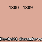 1800 - 1809
