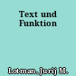 Text und Funktion