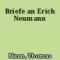 Briefe an Erich Neumann