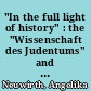 "In the full light of history" : the "Wissenschaft des Judentums" and the beginnings of Qur'an research