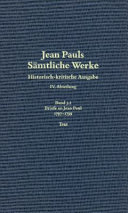 Briefe an Jean Paul, 1797 - 1799, Text