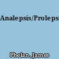 Analepsis/Prolepsis