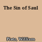 The Sin of Saul