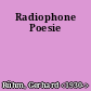 Radiophone Poesie