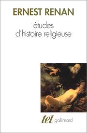 Études d'histoire religieuse [1857] : suivi de Nouvelles études ...