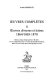 Oeuvres diverses et lettres 1864/1865 - 1870