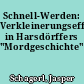 Schnell-Werden: Verkleinerungseffekte in Harsdörffers "Mordgeschichte"