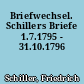 Briefwechsel. Schillers Briefe 1.7.1795 - 31.10.1796