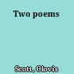 Two poems