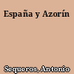 España y Azorín